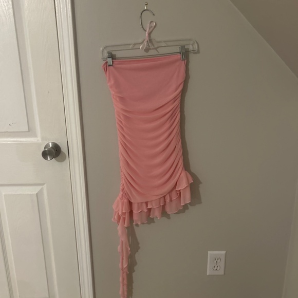 Pink mini dress - Picture 3 of 5